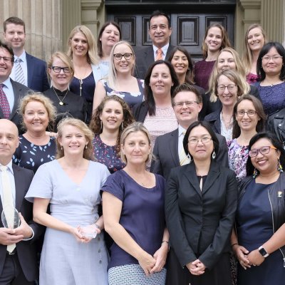 The award winners at Customs House in Brisbane this evening